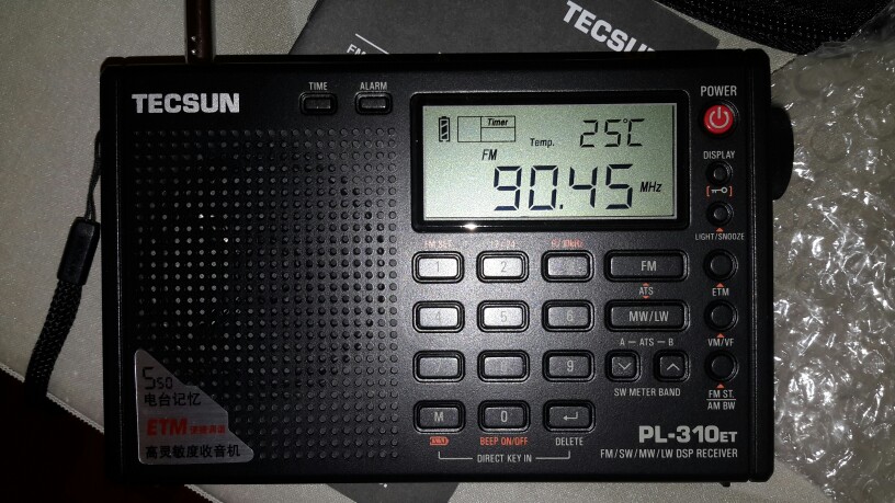 Tecsun PL-310ET Full Band Radio Digital Demodulator FM/AM/SW/LW Stereo Radio TECSUN PL310ET