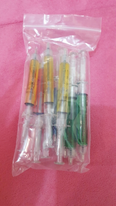 12 pcs/Lot Syringe pen Ballpoint pens Kawaii Stationery ballpen caneta Novelty gift Office accessories school supplies 6219