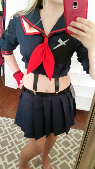 KILL la KILL Ryuko Matoi japanese Anime Party Halloween Cosplay costumes For Women Girls Dress Custom Made Free Shipping