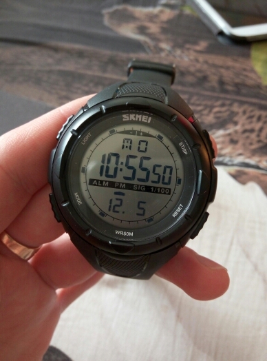 Skmei Men Sports Military Watches LED Digital Man Brand Watch, 5ATM Dive Swim Dress Fashion Outdoor Boys Wristwatches (black)