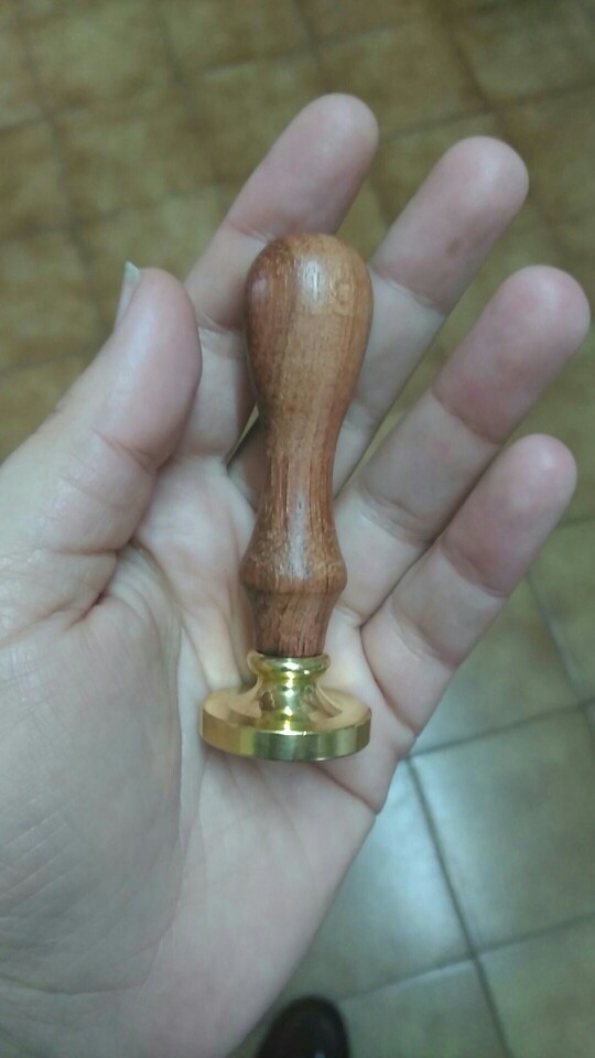 Wooden Handle, for league DIY gift  ancient seal stamp