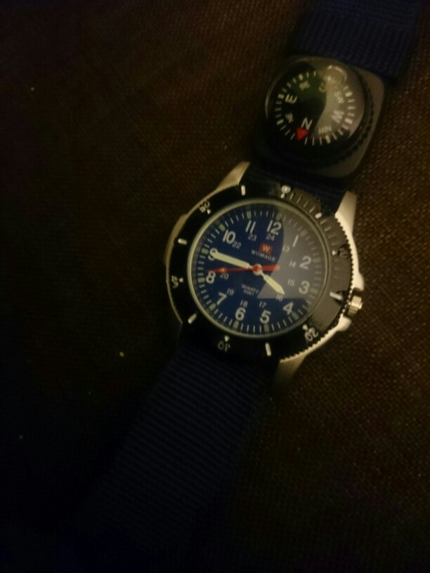 New WOMAGE Numeral Compass Decoration Sports Boy Child Quartz Wrist Watch Gift