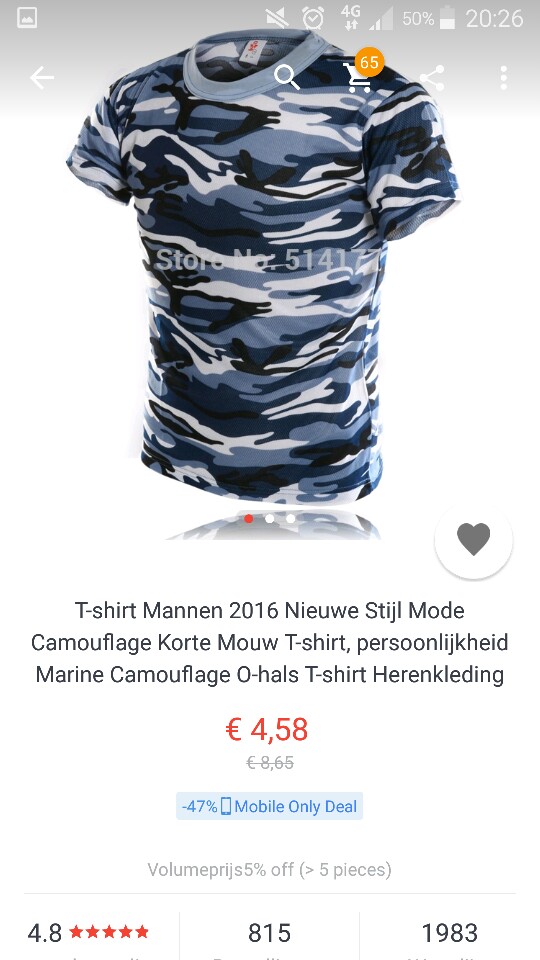 T Shirt Men 2016 New Style Fashion Camouflage Short Sleeve T-shirt, Personality Navy Camouflage O-Neck T-shirt Men's Clothing