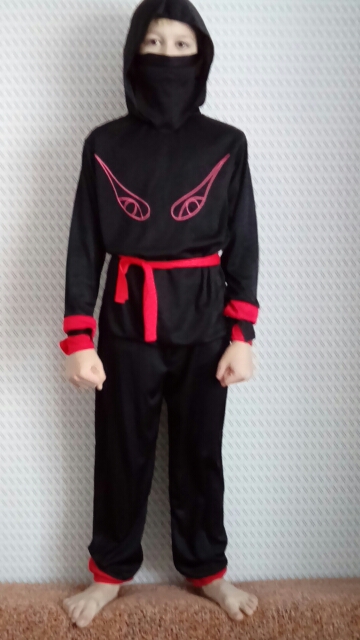 Wholesale -  New Style Carnival Costume Party Clothing for kid naruto ninja clothes knitted costumes set  Ninja Costumes Boys 