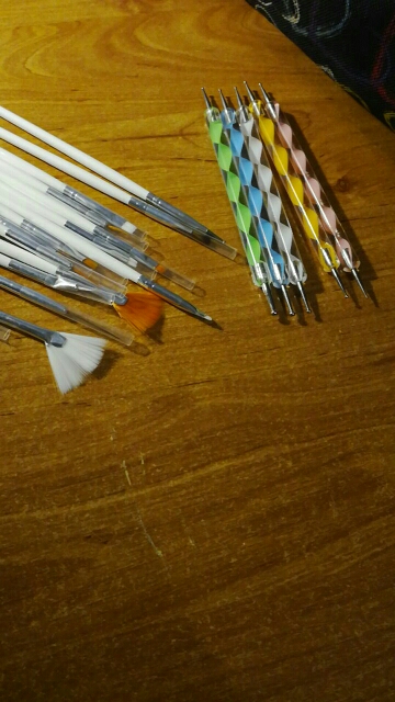 20 pcs Nail Art Design Set Dotting Painting Drawing Polish Brush Pen Tools