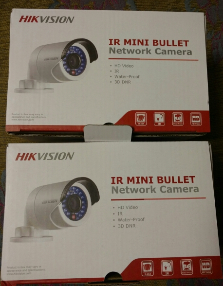 HIKVISION CCTV IP Camera DS-2CD2042WD-I 4MP Bullet Security IP Camera with POE Network camera Security Cameras Surveillance 