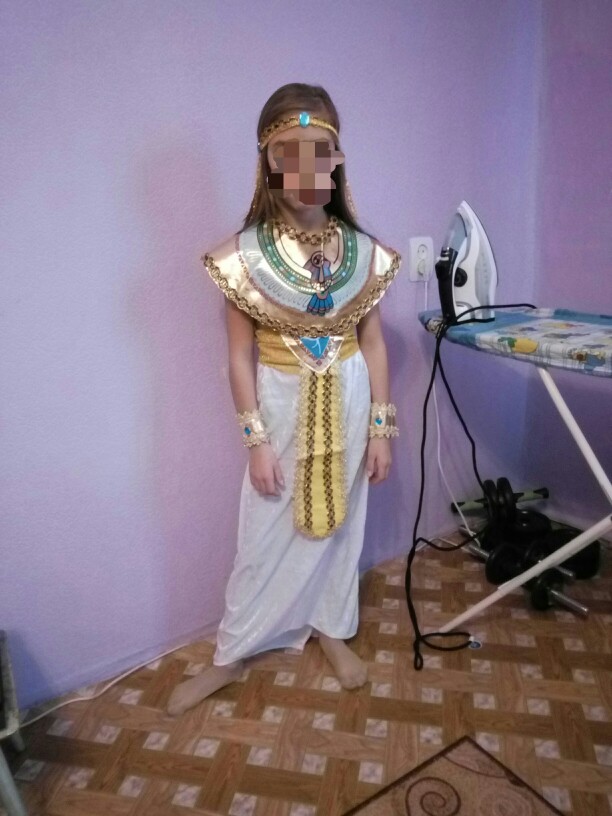 Egypt Queen Costumes Princess Royal Golden Women Men Costume Masquerade theme Party adult halloween cosplay kids child clothing