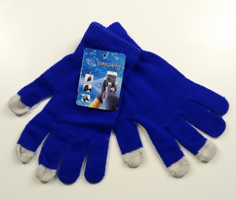 Winter Vogue Knitted Full Finger Gloves Mittens For Smart Phone Tablet Click Screen