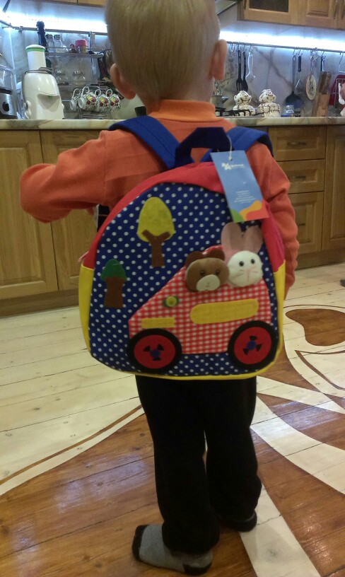 New Cute Kids School Bags Cartoon Animal Applique Canvas Backpack Mini Baby Toddler Book Bag Kindergarten Rucksacks BP102