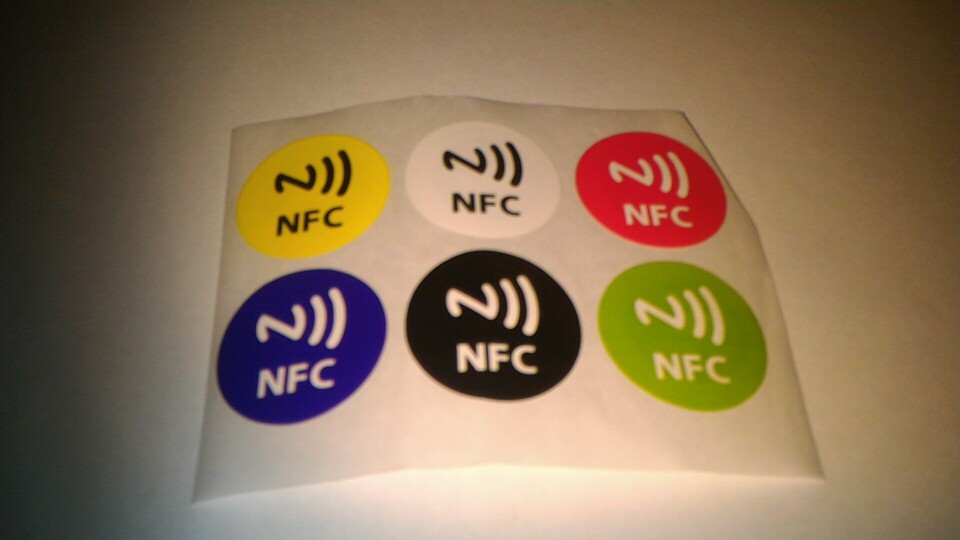 (6pcs/set) Waterproof PET Material 6 Colors NFC Stickers Smart Adhesive Ntag213 Tags Compatible with All Phones