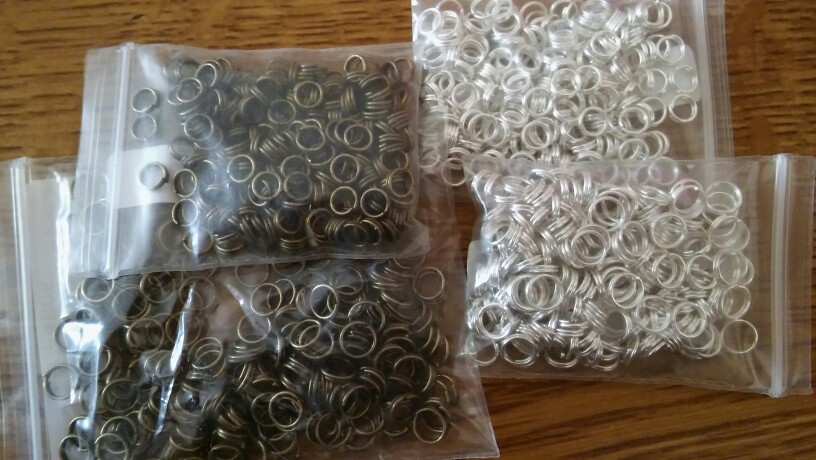 200pcs/lot 4/5/6/8/10/12mm Jump Rings Double Loops Open Jump Rings & Split Rings For Jewelry Making DIY F906