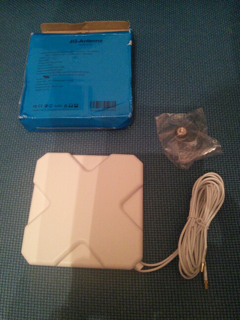 4G 35DBI Two TS9 Mimo Antenna for USB Modems Huawei E5776 E589 E8278 2m CABLE