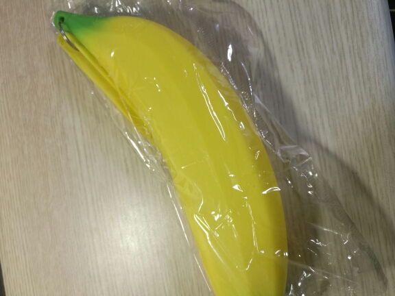 1 pcs novelty banana pencil case kawaii pencil bag rubber coin purse estuches school supplies stationery