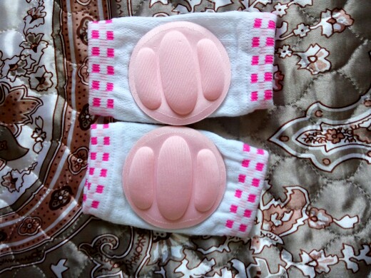 2Pcs/1Pair Baby Kneepad Cozy Cotton Breathable Sponge Children Knee Pads Doll Learn To Walk Best Protection Send Random Color