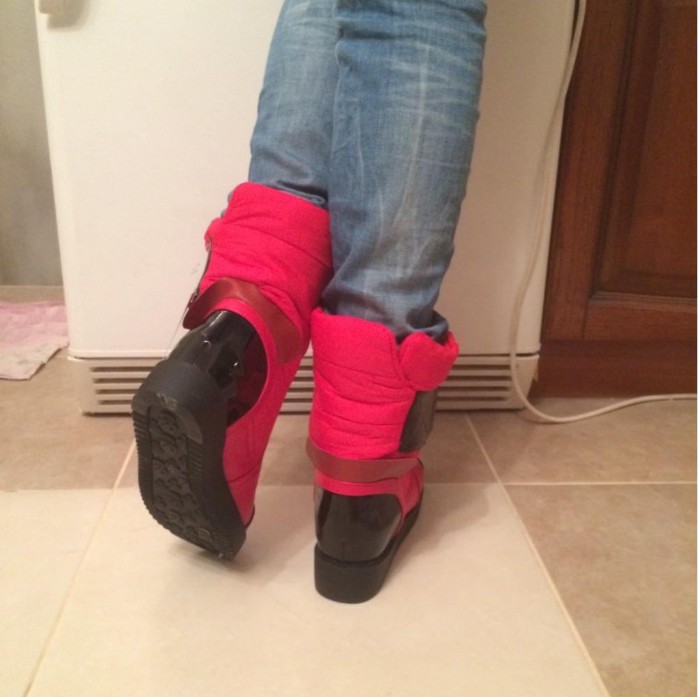 2016 new fashion flats snow boots down warm ankle boots women fashion thick fur inside platform cotton shoes