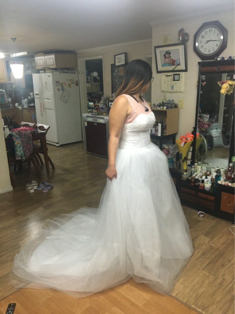 0.8M Court Train Wedding Dress 2016 Cheap Celebrity Strapless Vintage Tulle Bridal Ball Gown Organza Lace bridal dresses D-14018