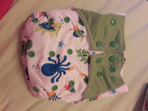 [simfamily]1pc Reusable Waterproof Baby Cloth Diaper Nappy suede cloth Inner Printed PUL Double Gussets Wholesale Selling