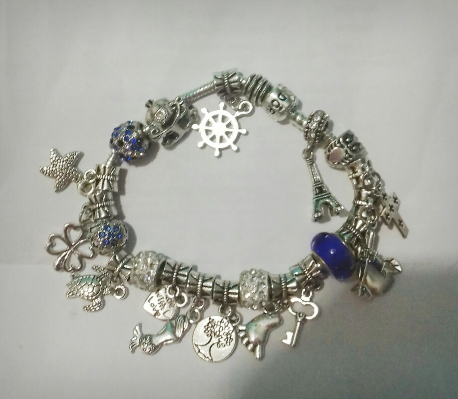 Mix 30pcs Tibetan silver Big Hole Loose Beads European Pendant Bead Fits Pandora Charms Bracelets & pendants diy Jewelry