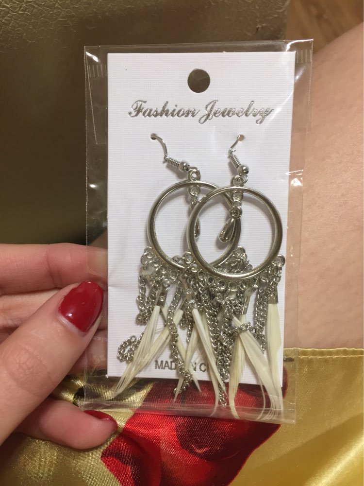 Earings Promotion Direct Selling Women Brincos Sterling Jewelry 2015 Newest Arrival Peacock Shape Long Tassel Drop Earrings