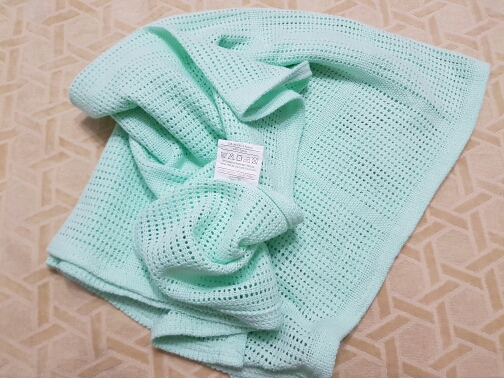 Super Soft Cotton Crochet Baby  Blanket 70*90cm Summer Blankets Newborn Prop mantas e cobertores Crib Casual Sleeping Hole Wrap