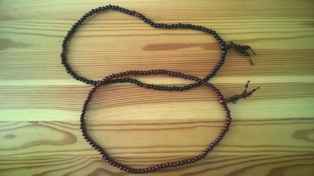 Sandalwood Buddhist Buddha Meditation 6mm 108 Prayer Bead Mala Bracelet Necklace free shipping