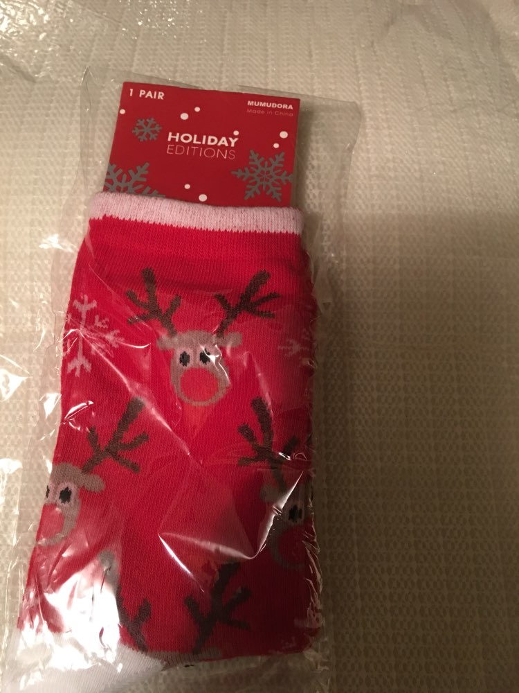 1pair Xmas Gift Unisex Christmas Day Socks Cotton Socks Three Colors Can Be Choose Men&Women Socks