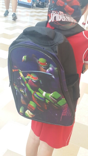 2016 New Fashion Mutant Ninja Turtles School Bag for Boys Cool 2D Children Backpacks Kids Bagpack Boy Mochila Escolar Infantil