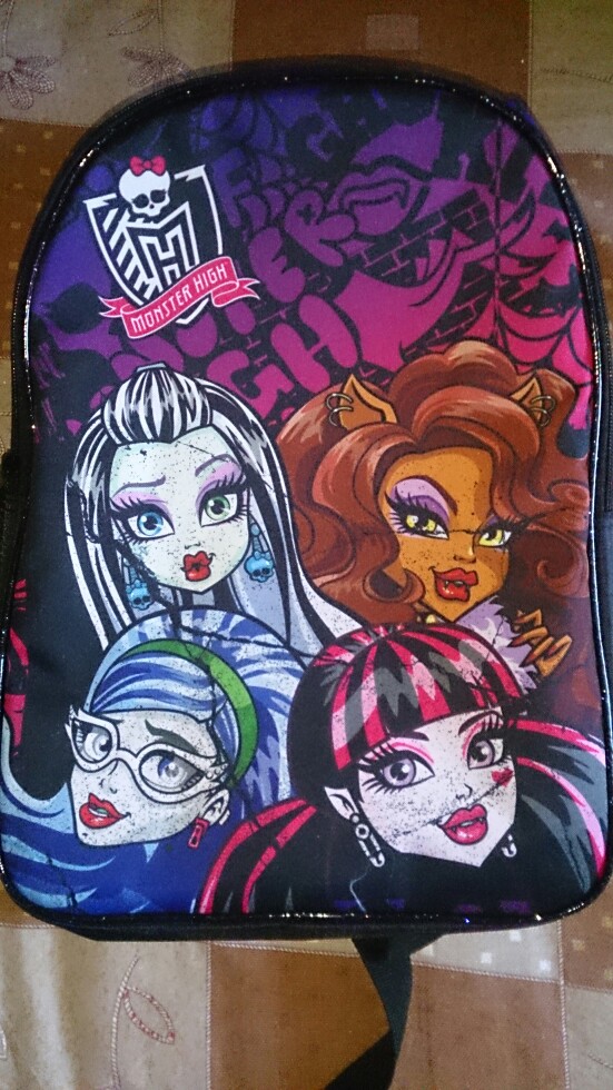 2016 fashion monster high bag children school bags for girls cartoon minions bag kids bag boys bagpack child backpack mochila
