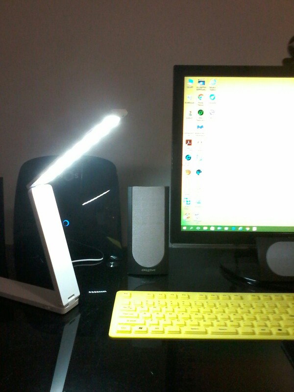 New Folding Led Reading Desk Table Lamp,Adjustable Portable Bright 16 LED Mini Reading Book Light