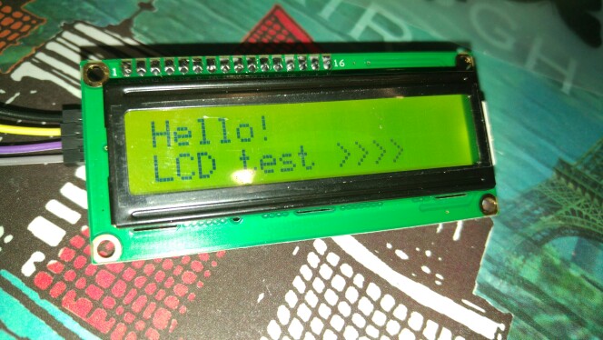 IIC/I2C 1602 LCD Display Module Green Screen for Arduino
