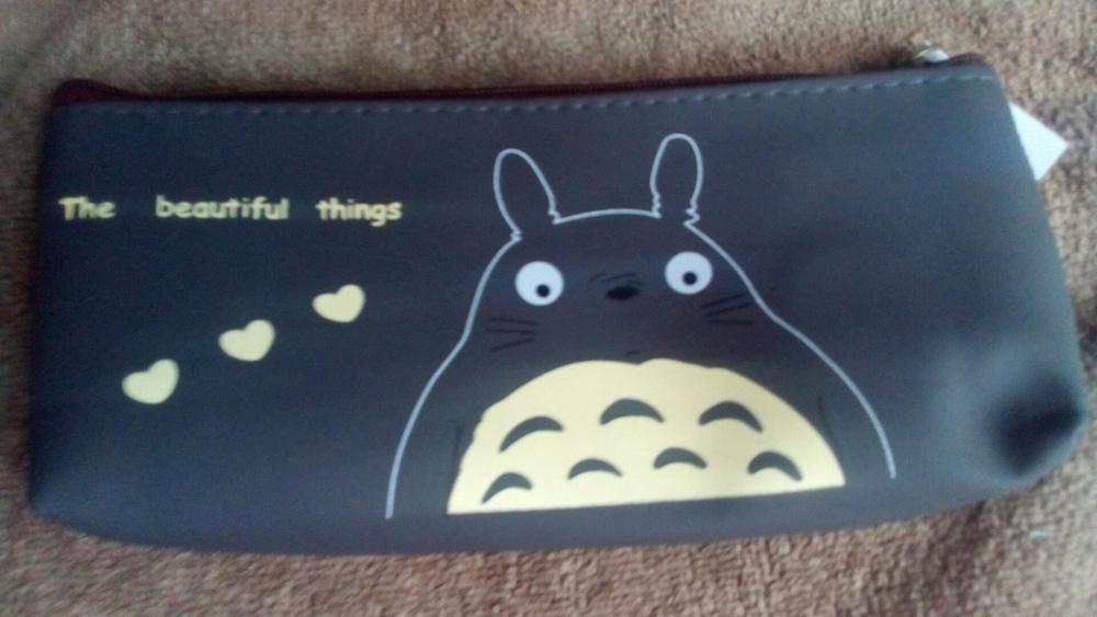 Kawaii Japan TOTORO School Pencil Bag Students Pen Case Girl's Cosmetics Purse Bag Wallet Coin Purse Stationery Promotional Gift