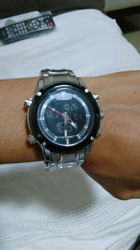 Brand NAVIFORCE Watches men luxury Full Steel Quartz Clock LED Digital Watch Army Military Sport wristwatch relogio masculino