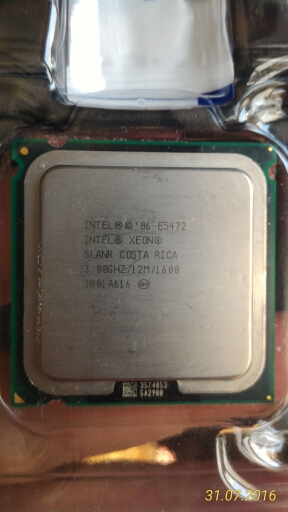 LGA775 Intel Xeon E5472 3.0GHz/12M/1600Mhz/ cpu Processor,works on LGA775 mainboard no need adapter!