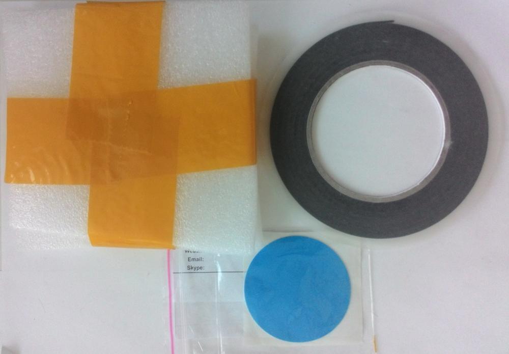 2mm~25mm Wide, (0.5mm Thick) 10M/Roll, Double Sided Sticky Black Foam Sponge Tape for Phone Samsung HTC Screen Dust Proof Seal