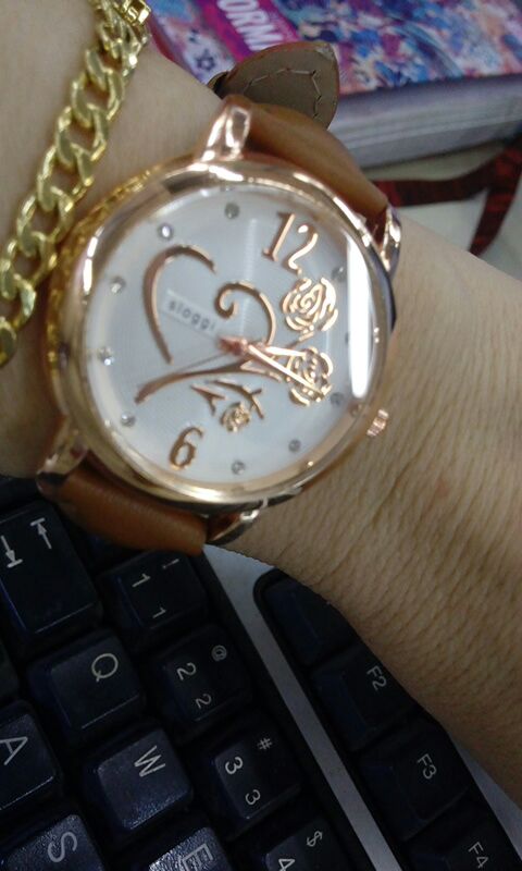 Fashion Luxury Ladies Watches Women Gold Alloy Case Ladies Watch Leather Quartz Watch Relogio Feminino Clock Relojes Mujer 2016