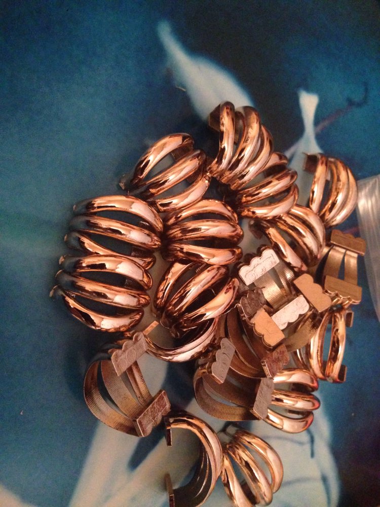 20pcs/lot 10x22mm Webbing Buckle Ribbon Gold Bow Connectors Handmade DIY Hair Accessories