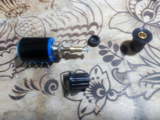 5PCS  Black  WXD3-13-2W potentiometer knob cap (copper core)  Free shipping    4mm