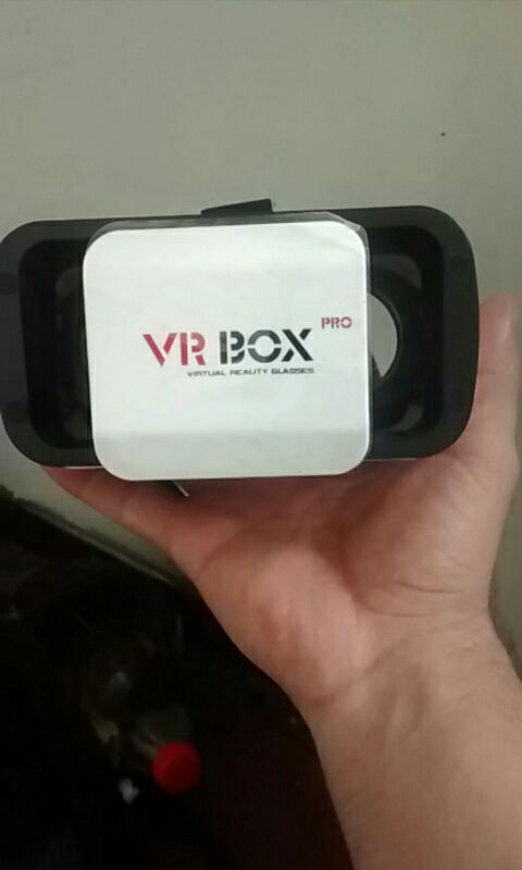 VR BOX 3.0 PRO Google VR Glasses 3D Realidade Virtual DIY Google Plastic Headmount for 3.5" - 6.0" Smart Phone + Remoter gamepad