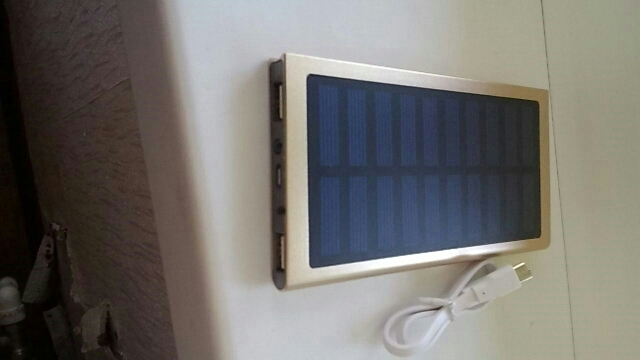 DoSHIN Ultra-thin Solar Power Bank 12000mah Metal Case Dual USB Li-polymer Battery Portable Solar Charger Powerbank