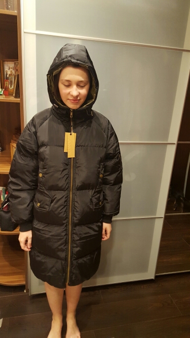 2015 Black Big Plus Size Korea Fashion Female Outwear Thick Warm Parka Oversize Fur Duck Down Winter Coat Women Retro With Hood