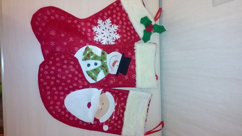 2016 New Year 3 Pieces/Set Mini Christmas Stockings Socks Santa Claus Candy Gift Bag Xmas Tree Decor Festival Party Ornament