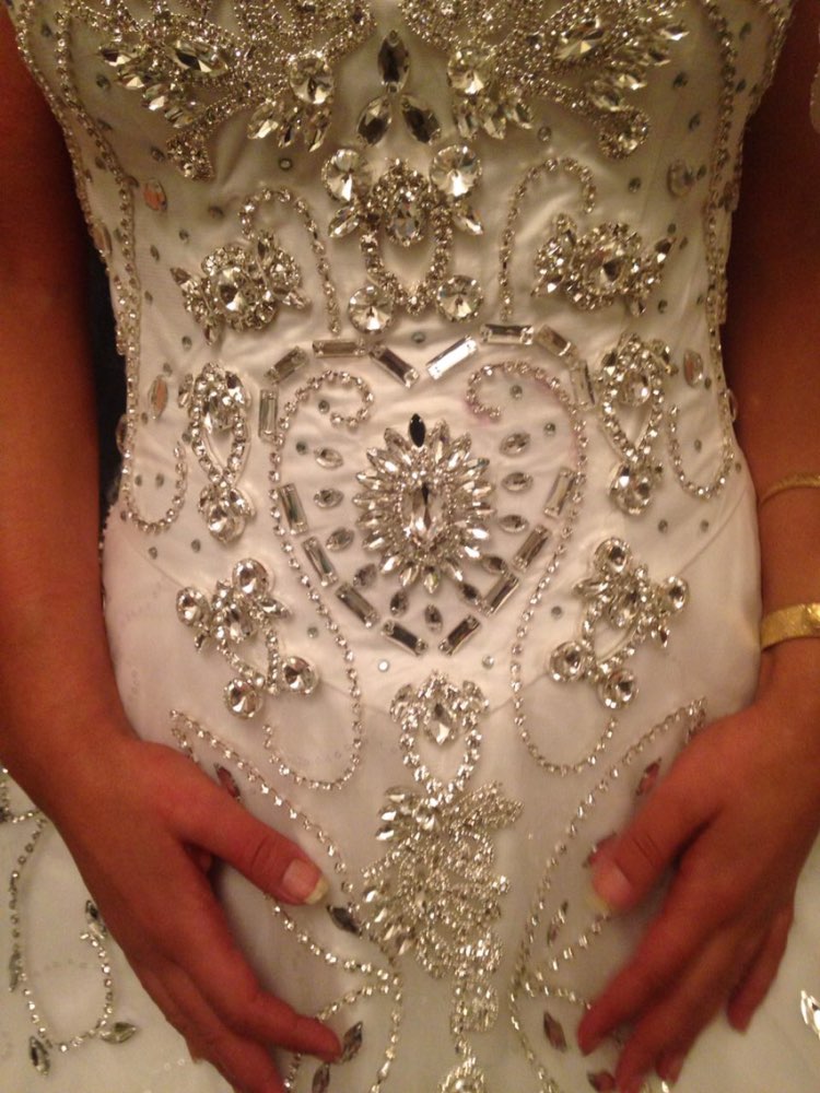 New Style! New Bandage Crystal Lace V-Neck Luxury Wedding Dress  Bridal Dress gown vestido de noiva