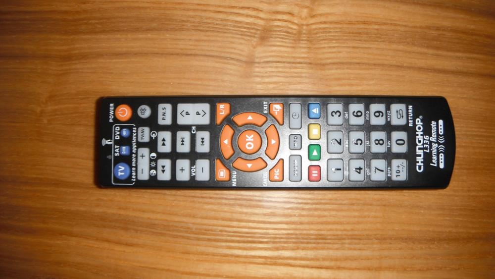 copy Smart Remote Control Controller With Learn Function For TV CBL DVD SAT  chunghop L336 learning