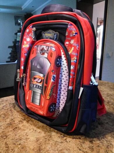 3D Cartoon Big Capacity Russia Style Orthopedic School bags For Boys Car Ultralight Waterproof Backpack Child Kids School bag