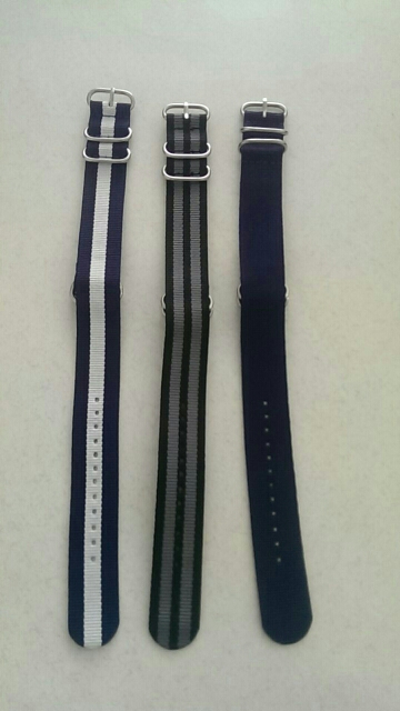 High Quality Nylon Zulu Watch Band Nato Strap With Stainless Steel Silver Buckles 16mm 18mm 20mm 22mm 24mm