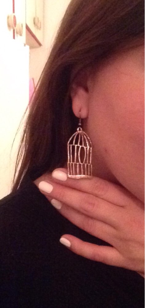 2015 Vintage Earrings Fashion Designer Oil Bird Alloy Bird-Cage Lovely Drop Earring For Women Brincos de gota feminino