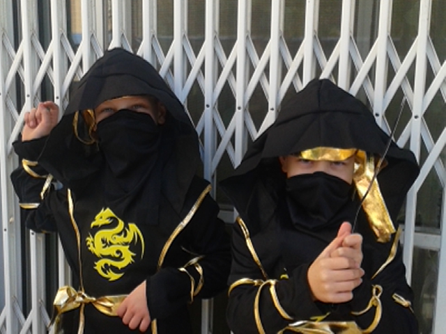 Kids Ninja Costumes Halloween Party Boys Girls Warrior Stealth Children Cosplay Assassin Costume Children's Day Gifts