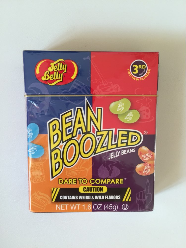 45 g of famous snacks sweet confection bean clams smell Harry Potter jelly beans candy bin Boozled Halloween gift box