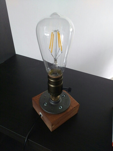 Free shipping Vintage Edison led bulb E27 4W 6W 8W AC220V / 110V transparent clear Glass shell Retro LED Filament light ST64