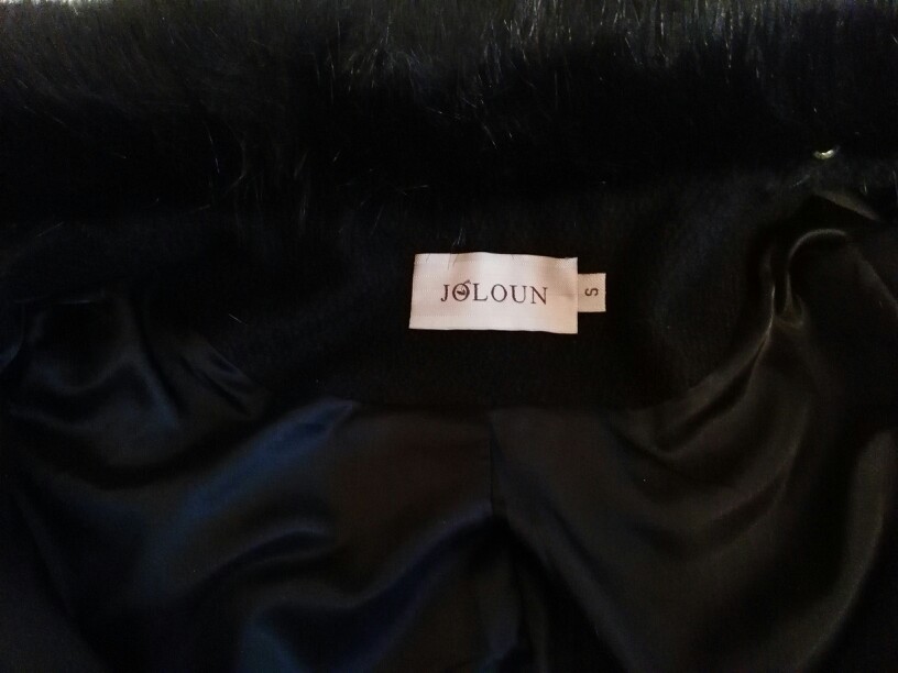 Winter Black Faux Fur Collar Wool Coat Women 2016  long Sleeves New Fashion Slim Zipper Jacket  Plus Size Woolen Girls Parka